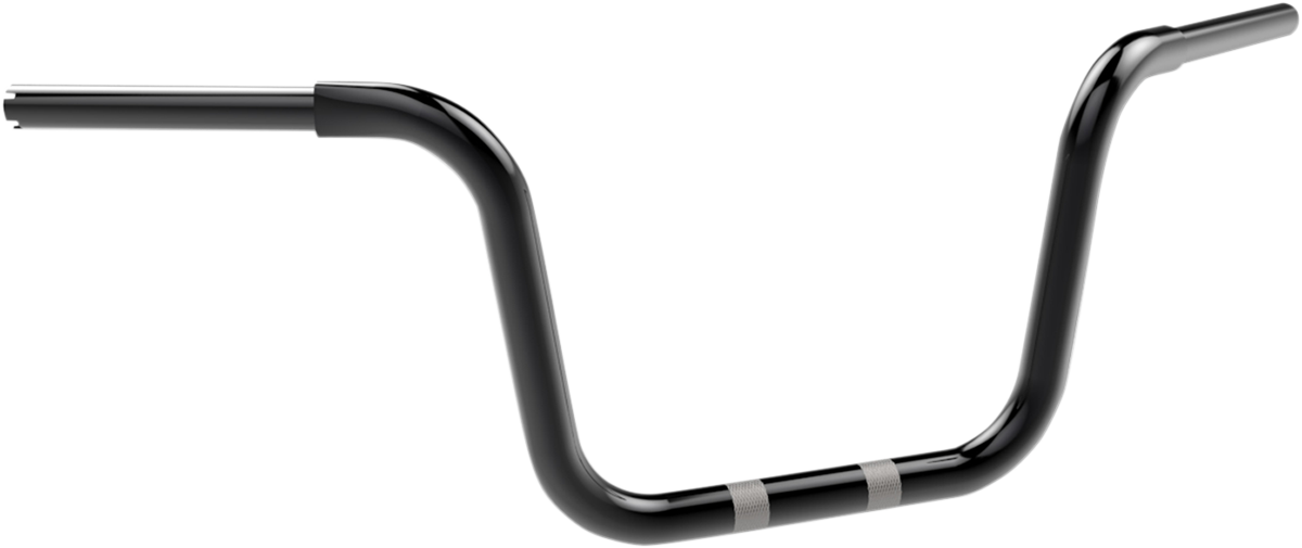 1-1/4" Fat Center Bobber Ape Handlebar - 10" - Black