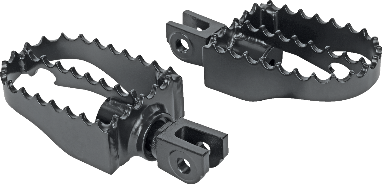 MX Foot Pegs - Driver - Black