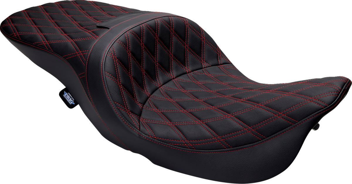 Freedom Seat - Vinyl - Double Diamond Red Stitch - FLH '97-'07