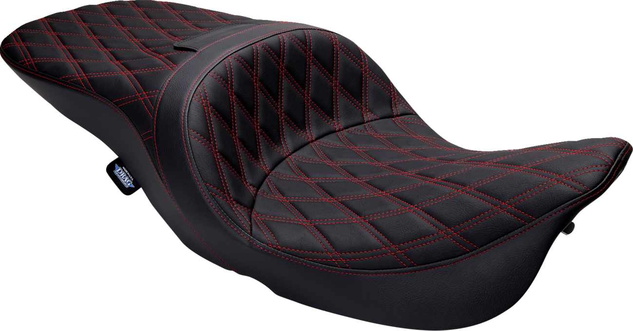 Freedom Seat - Vinyl - Double Diamond Red Stitch - FLH '97-'07