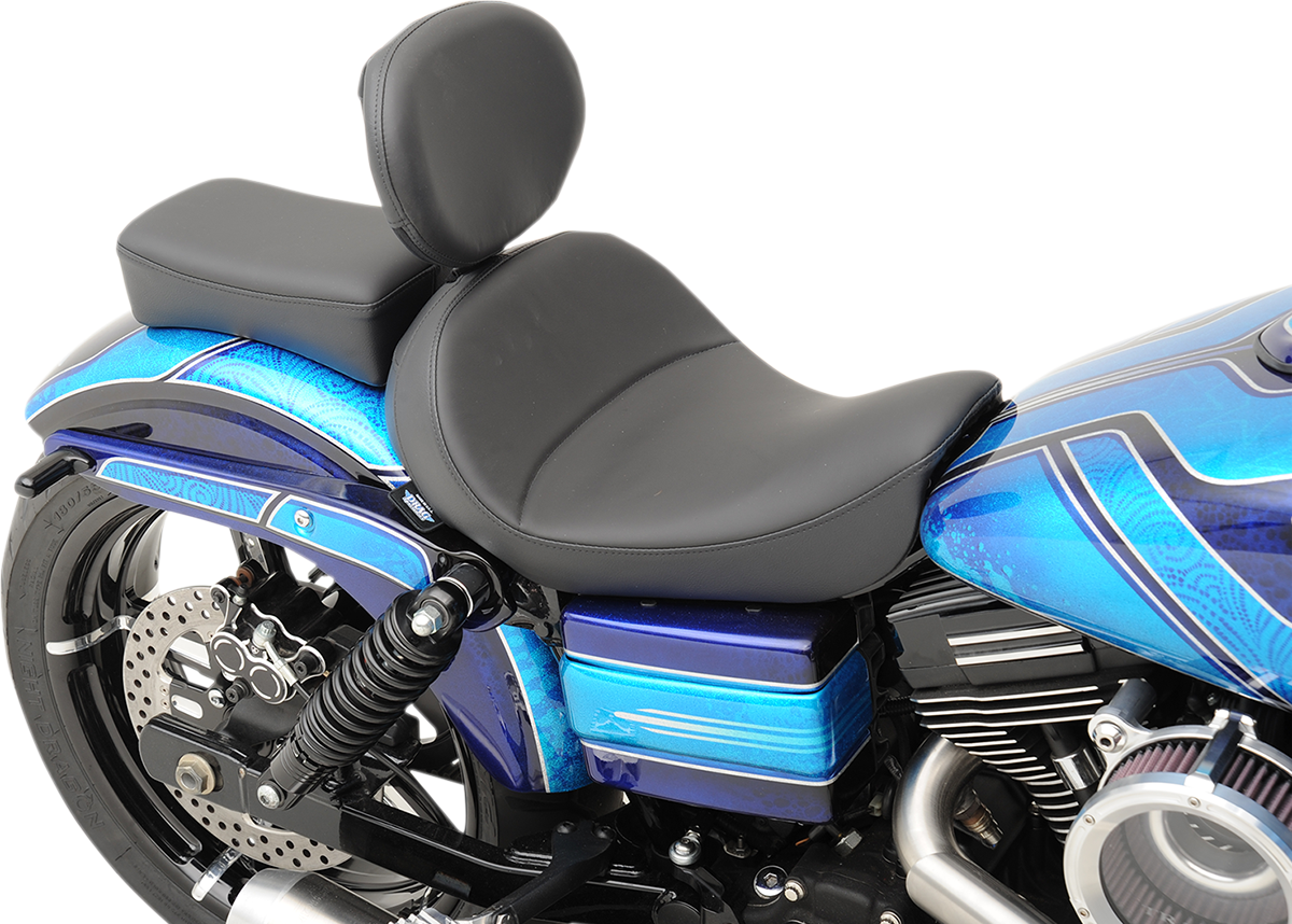 Solo Seat - Mild Stitched - Driver's Backrest - FXD/FLD '06-'17