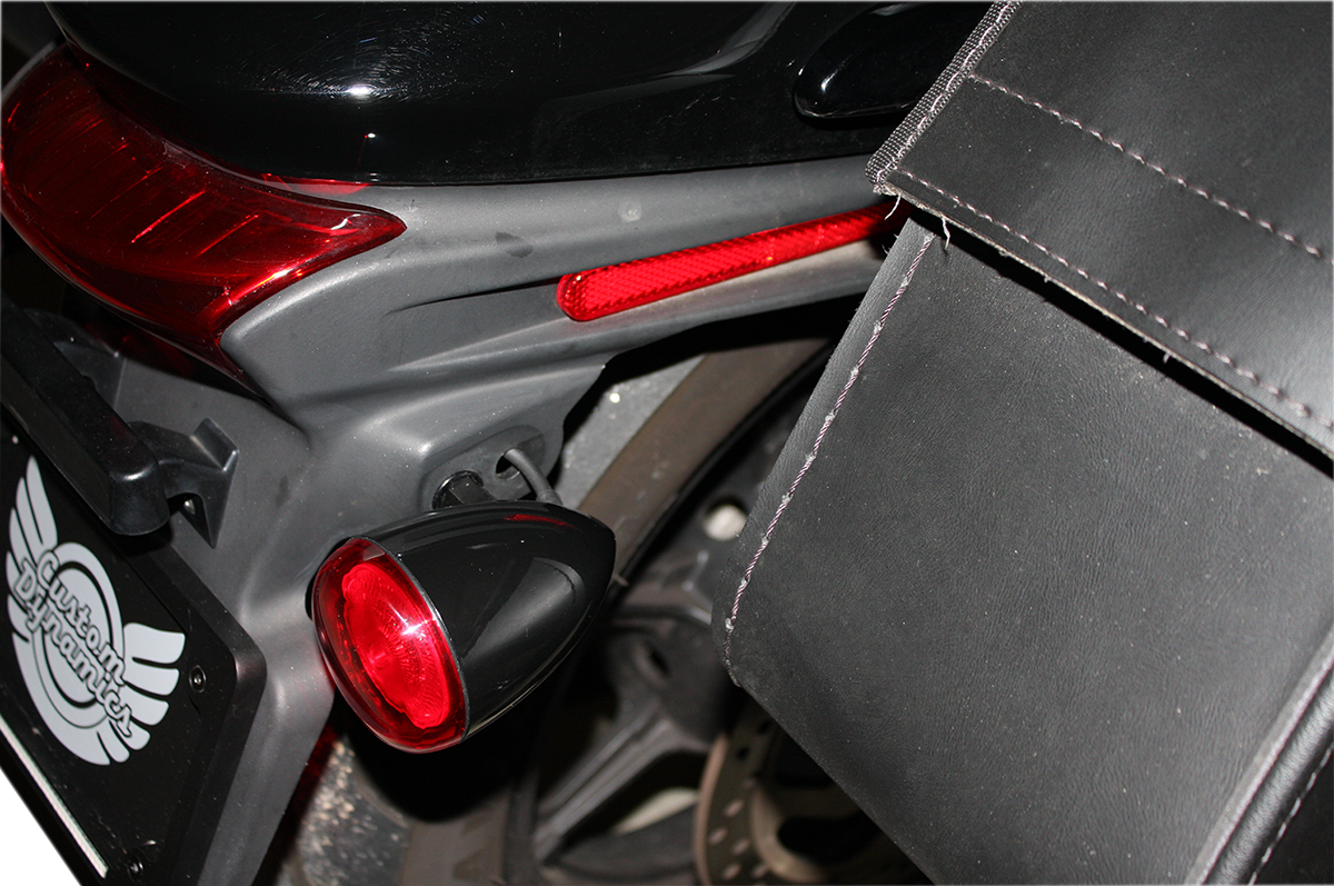 ProBEAM® Turn Signals - Gloss Black/Red - Universal