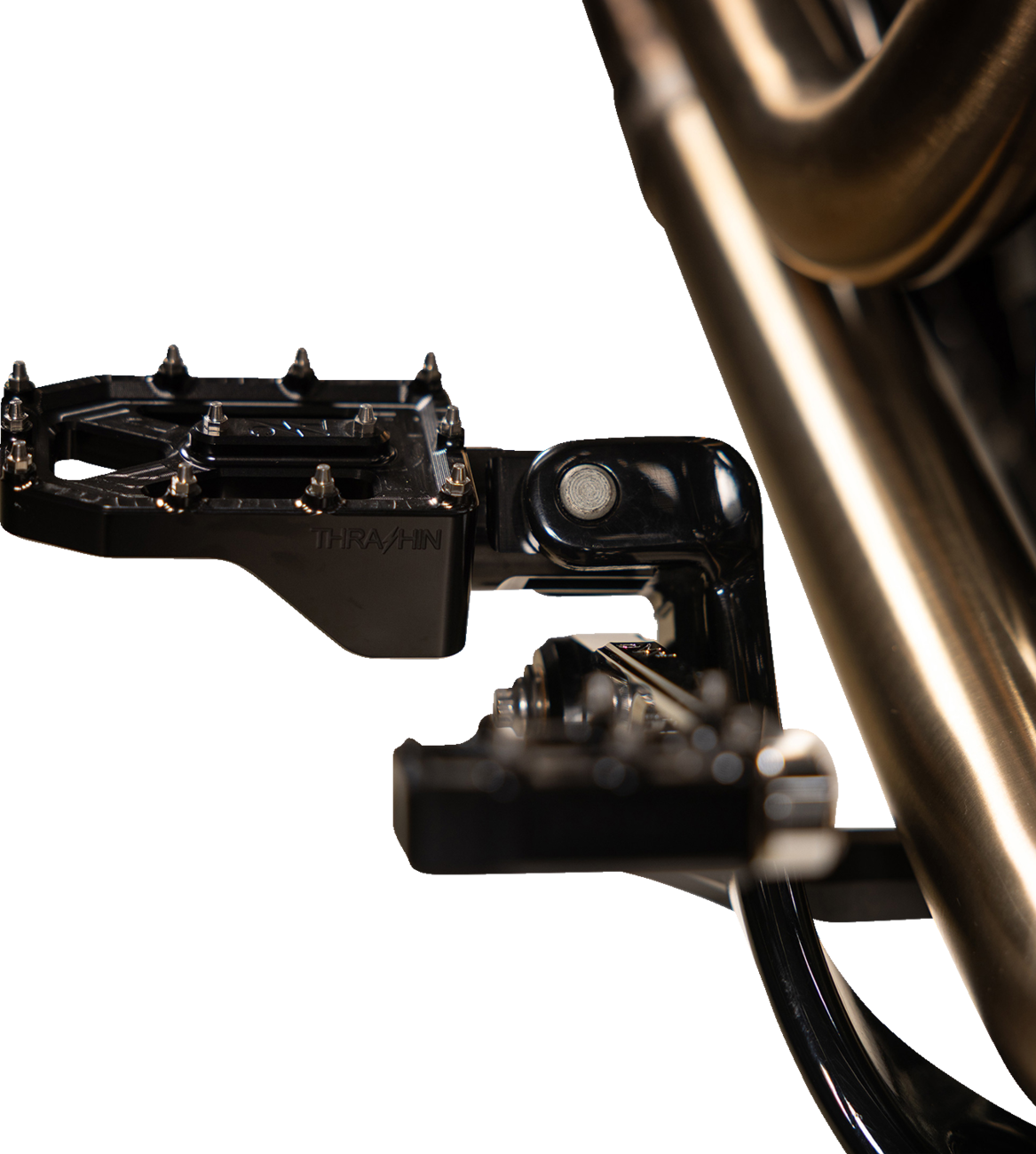 Aggressor Foot Pegs - Rear - Black - HD '72-'25