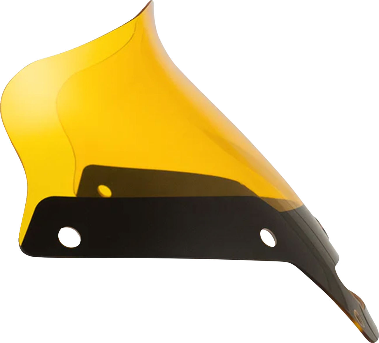 Kolor Flare® Windshield - 6" - Yellow - '22-'25 FXLRST