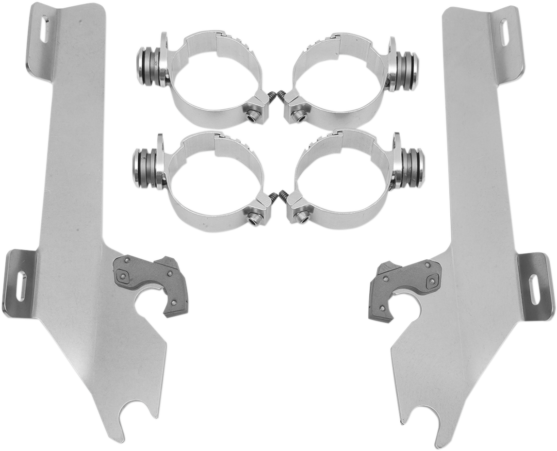 Batwing Trigger Lock Mounting Kit - VTX 1800 - Polished
