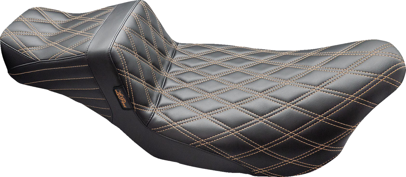 Tailwhip Daddy Long Legs Seat - Double Diamond W/ Chestnut Thread - FLH/FLT '08-'24