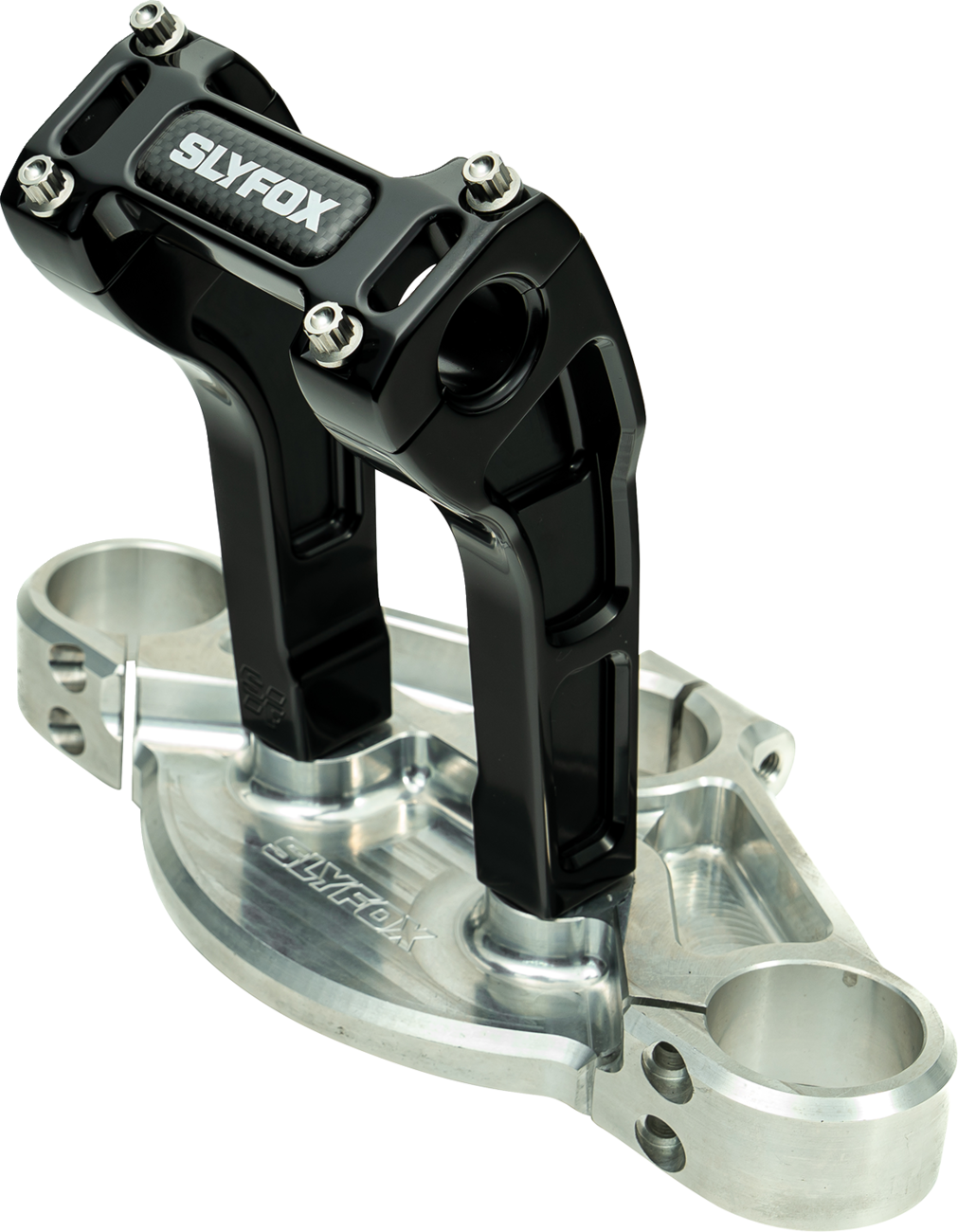 Handlebar Riser Kit - Pullback - 1" Clamping - 6" Rise - Black