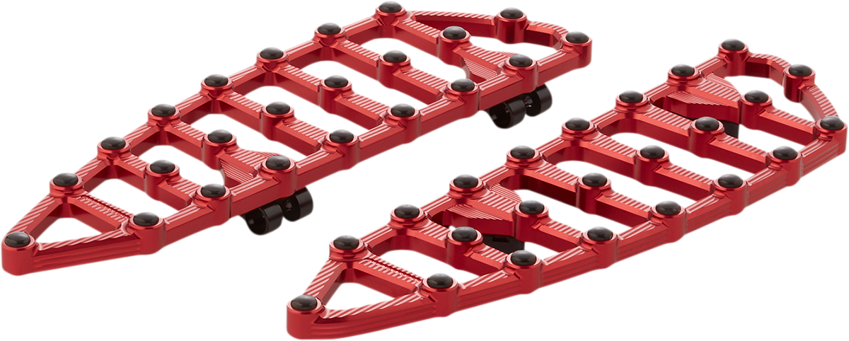 MX Driver Floorboards - Red