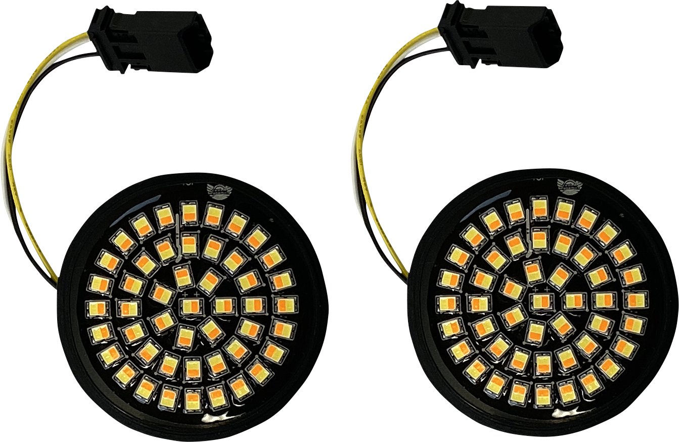 LED Turn Signal Insert - Amber/White - CVO