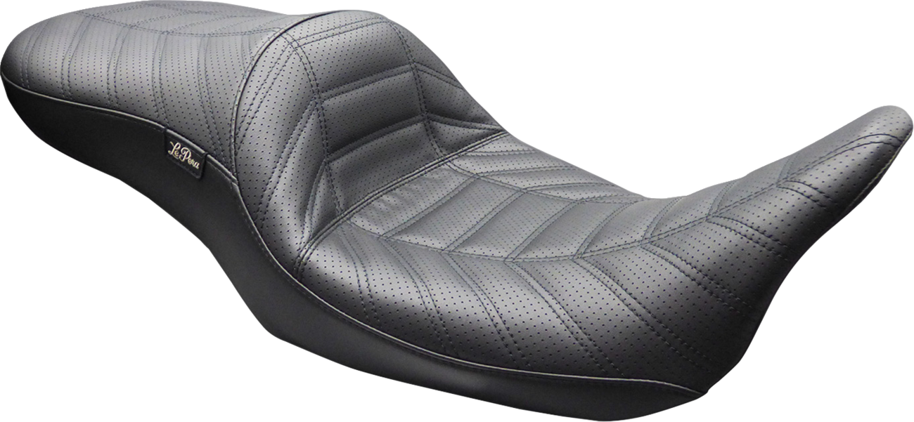 Maverick Seat - Without Backrest - Indy Stitch - Black - FLT/FLH '08-'25