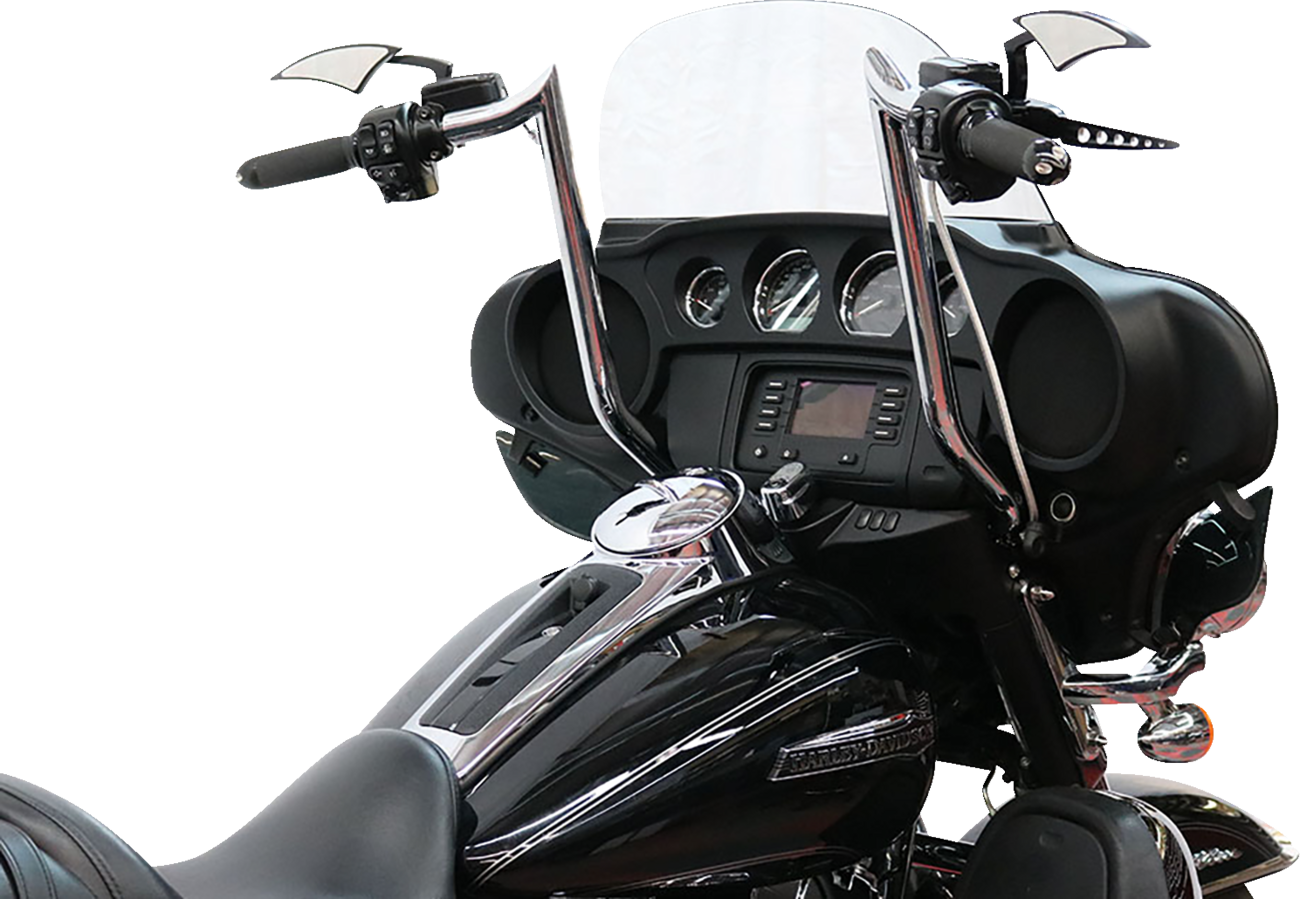 Pre-Wired Handlebar - Monkey Bar - 16" - Chrome