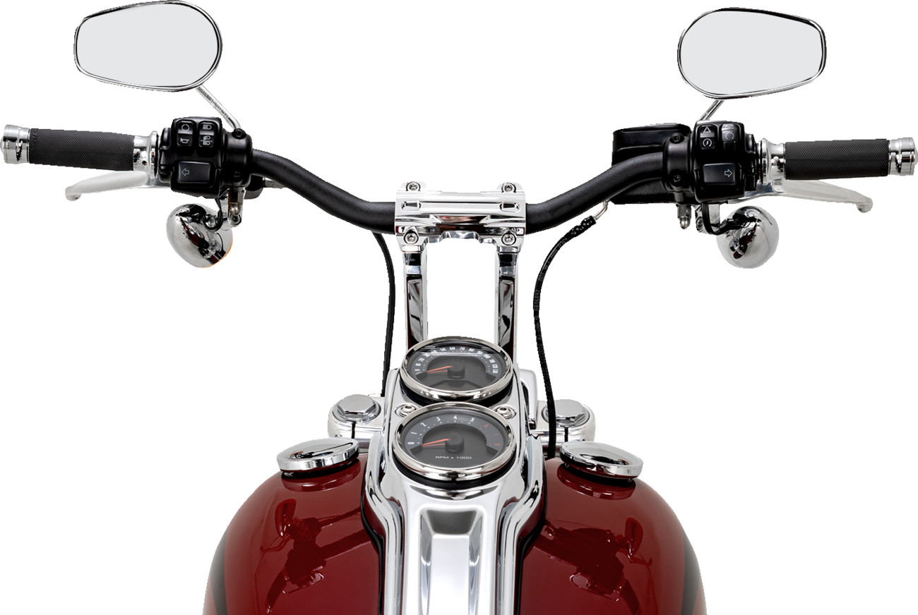 Phatbar & Riser Kit - Internal Wiring - 9" - Chrome