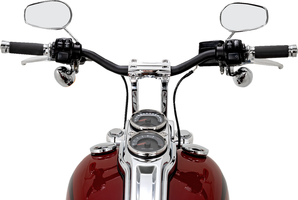 Phatbar & Riser Kit - Internal Wiring - 9" - Chrome