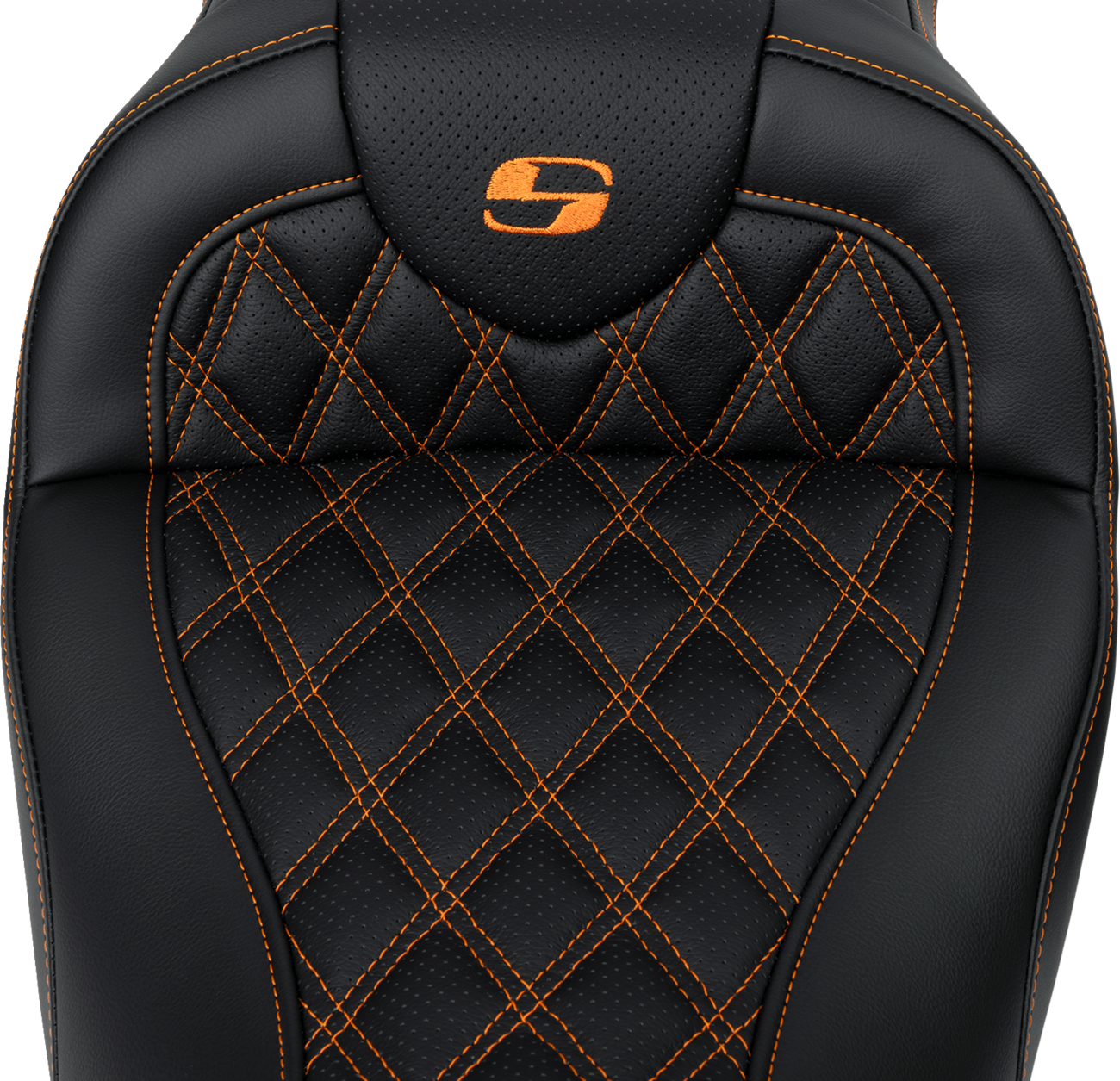 Roadsofa™ Seat - With Backrest - Orange Stitch - FL '08-'23