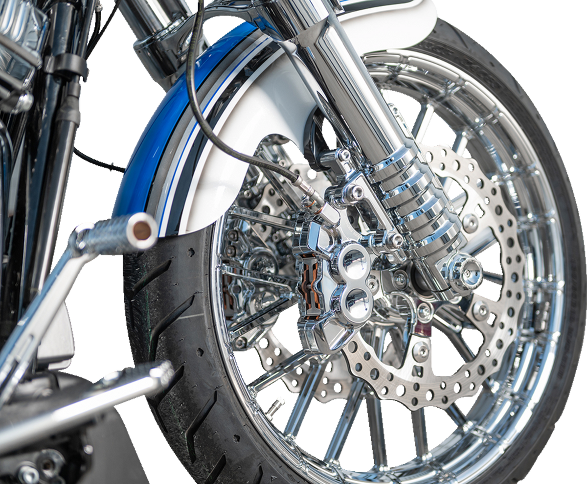 Fork Legs - 49 MM - Chrome - For Factory Brake Caliper