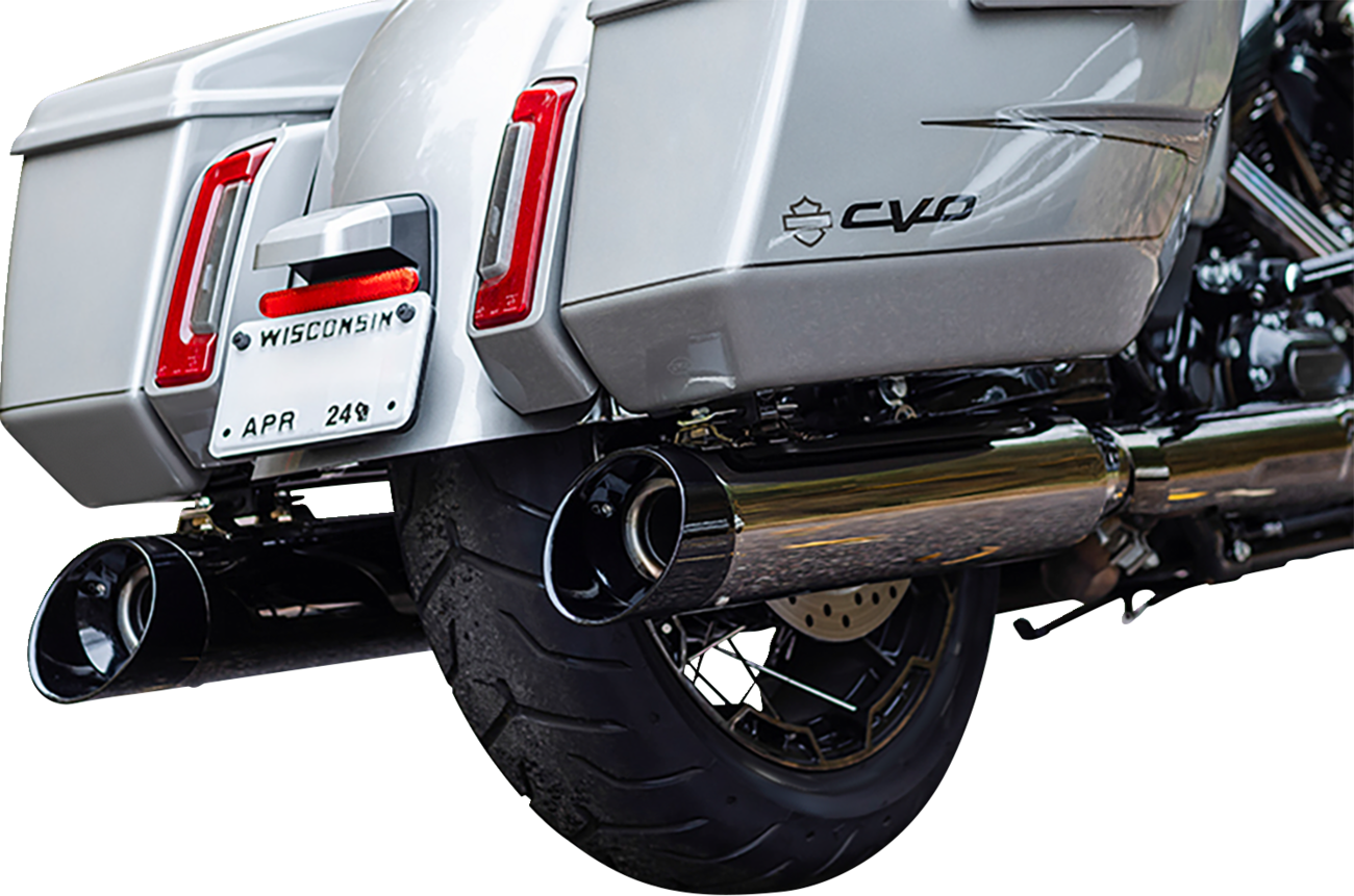 4-1/2" MK45 Performance Slip-On Mufflers - Lava Chrome - 50-State