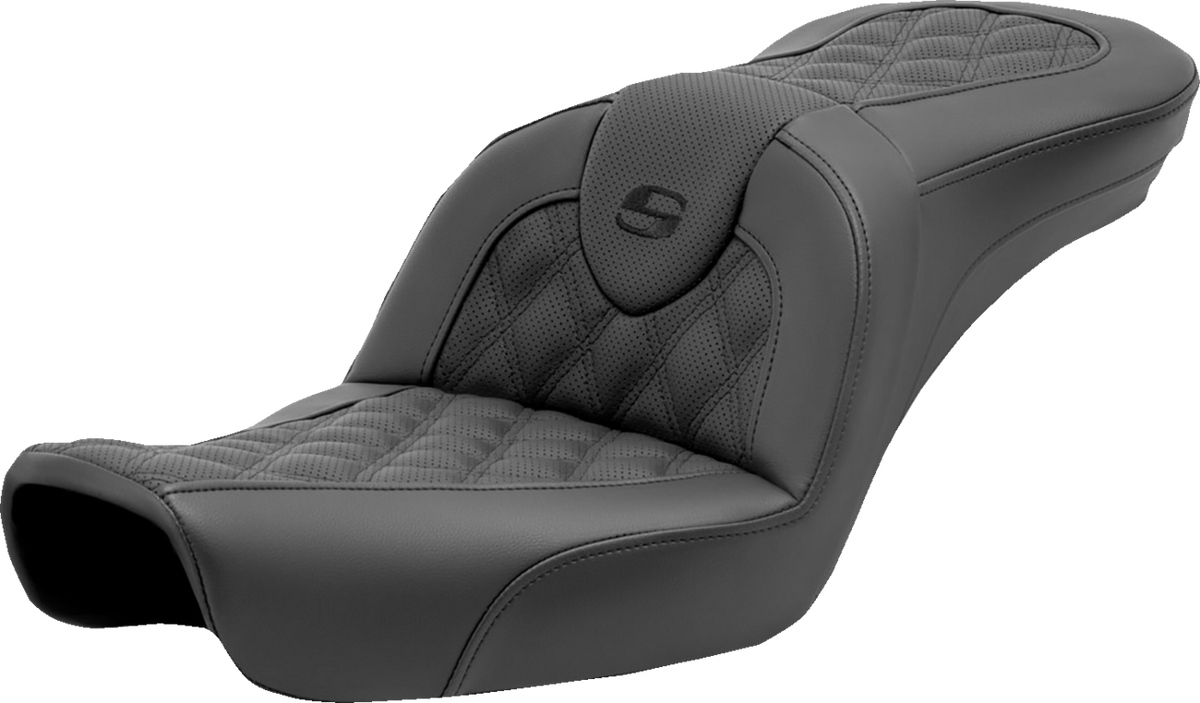 Roadsofa™ Seat - Lattice Stitch - Without Backrest - FXD '96-'03