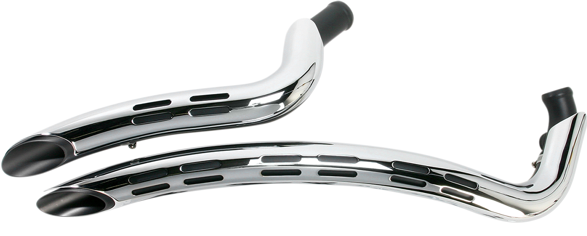 Sweeper Exhaust - Black/Chrome