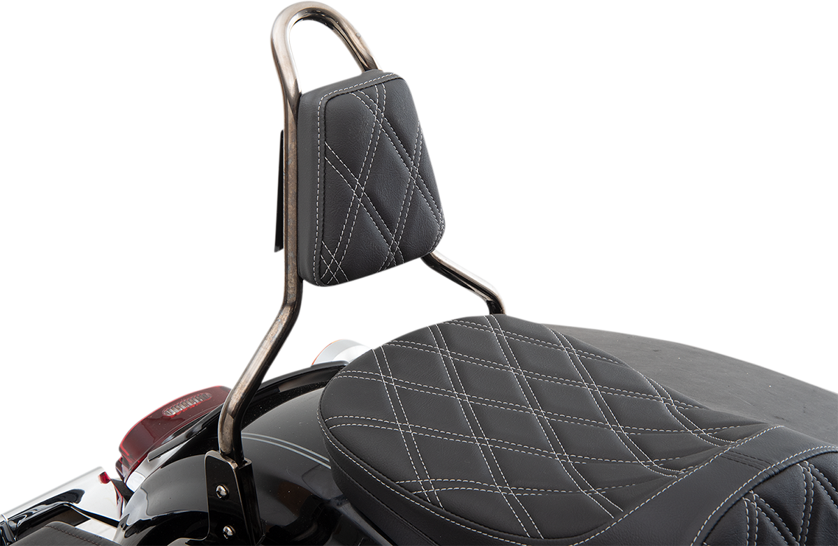 Tapered Backrest Pad For Round Sissy Bars