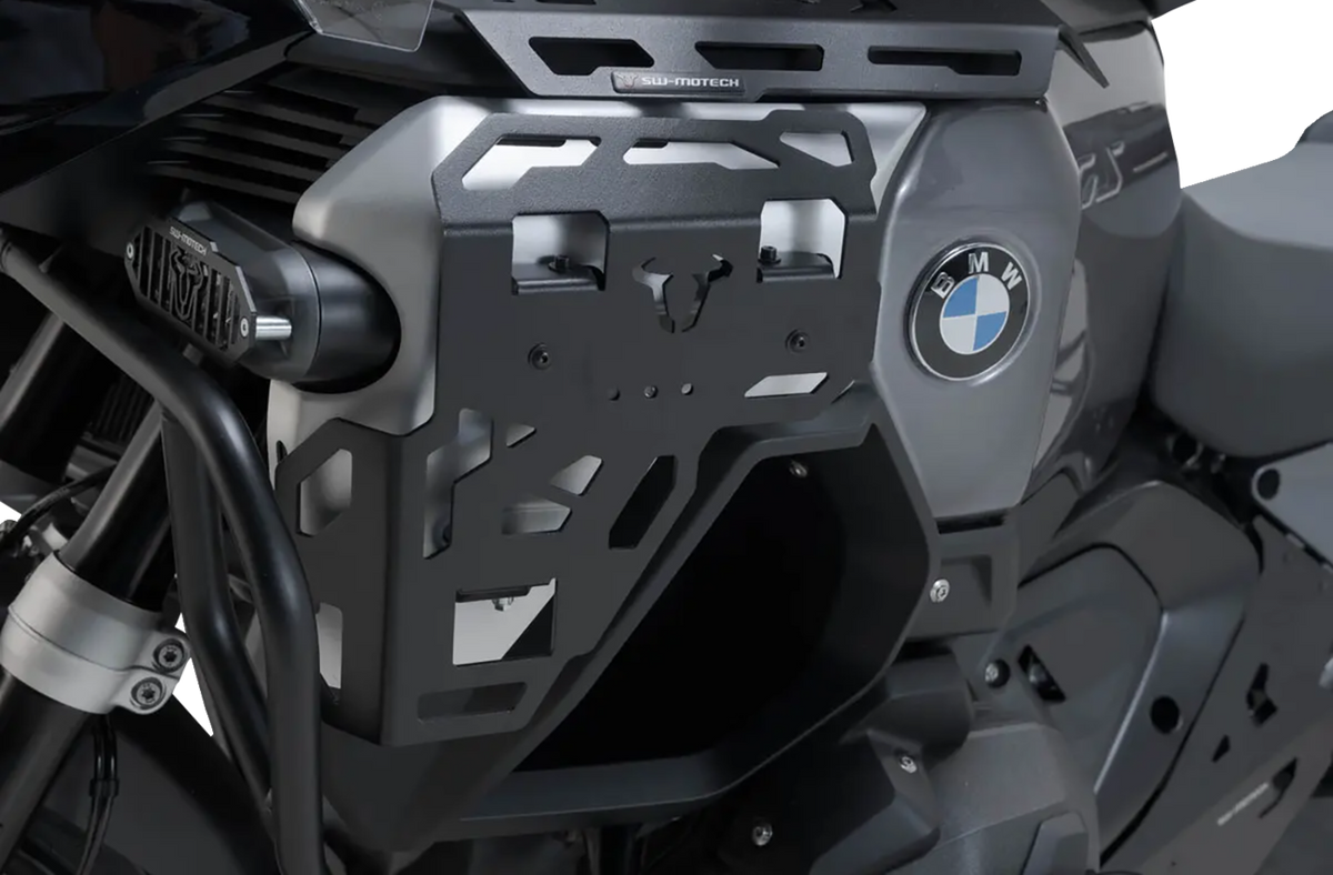 Luggage Rack For Tank Cover - Left/Right - Black - BMW - R