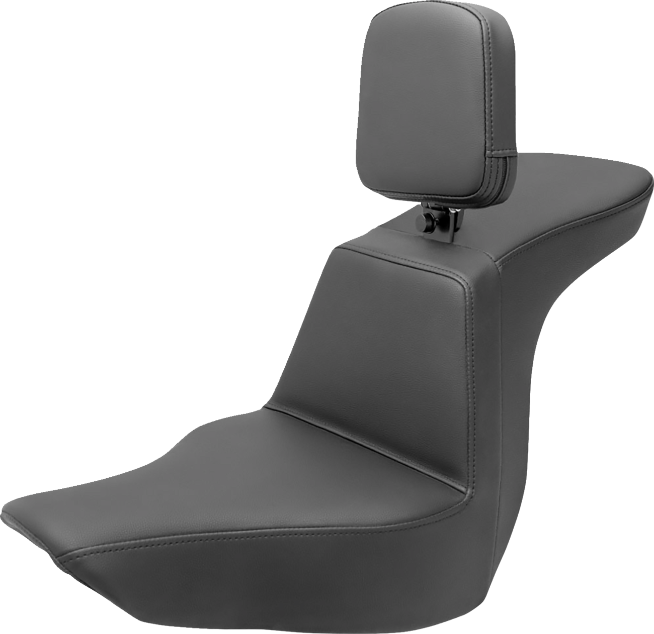Tour Step-Up Seat - Rider Backrest - Plain - FLSB/FXLR '18-'24