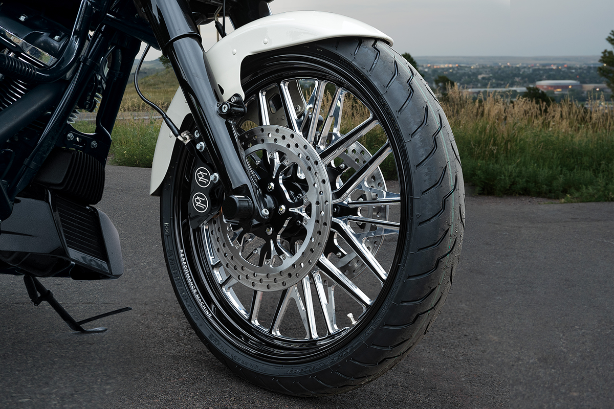 Wheel - Nivis - Front - Dual Disc/Without ABS - Black/Contrast Cut Platinum - 21x3.5