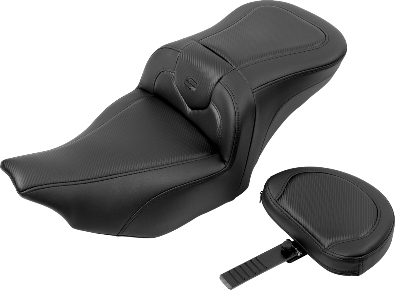 RoadSofa™ Seat - Carbon Fiber - With Backrest - FLTR/FLHX '23-'24