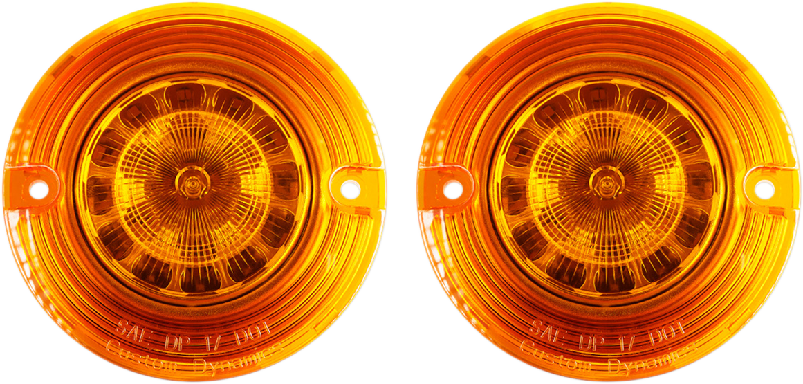 Flat Signal Insert - 1156 - Amber