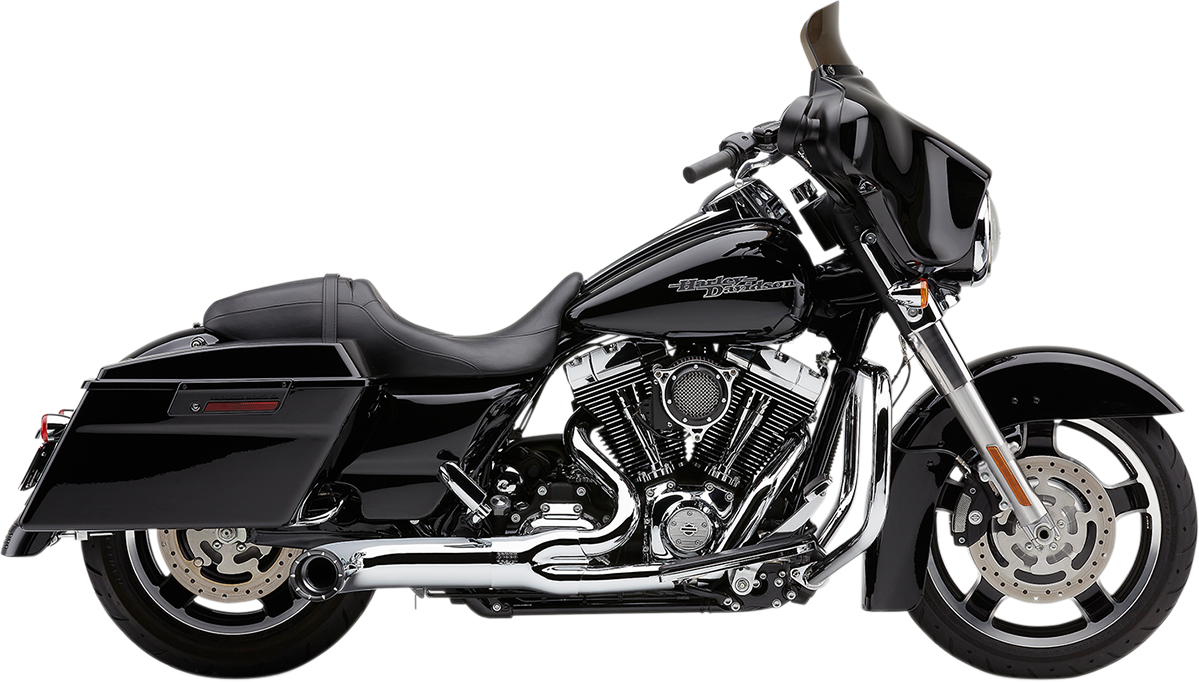 Turn Out 2-Into-1 Exhaust System - Chrome