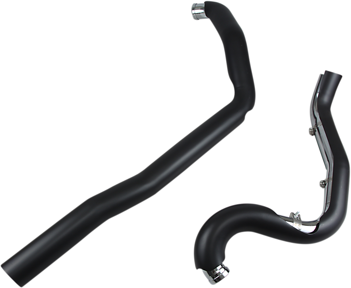 True Dual Headpipes - Black - '07-'08 FL