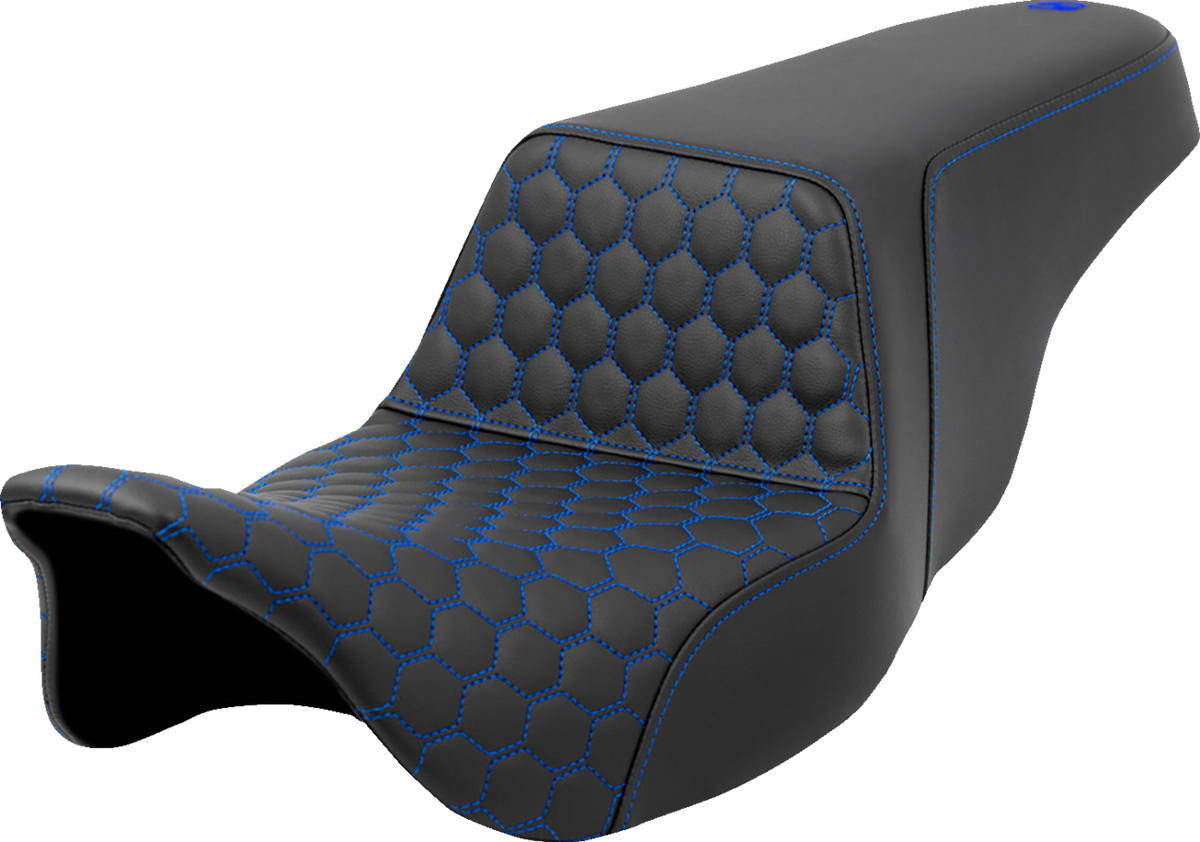Step-Up Seat - Honeycomb - Blue Stitching - FL '08-'23