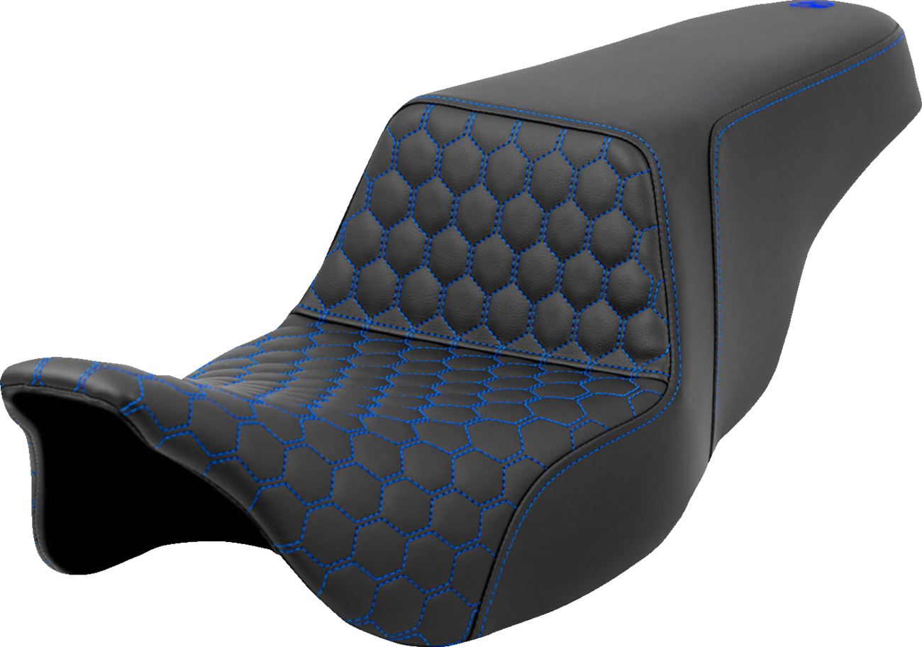 Step-Up Seat - Honeycomb - Blue Stitching - FL '08-'23