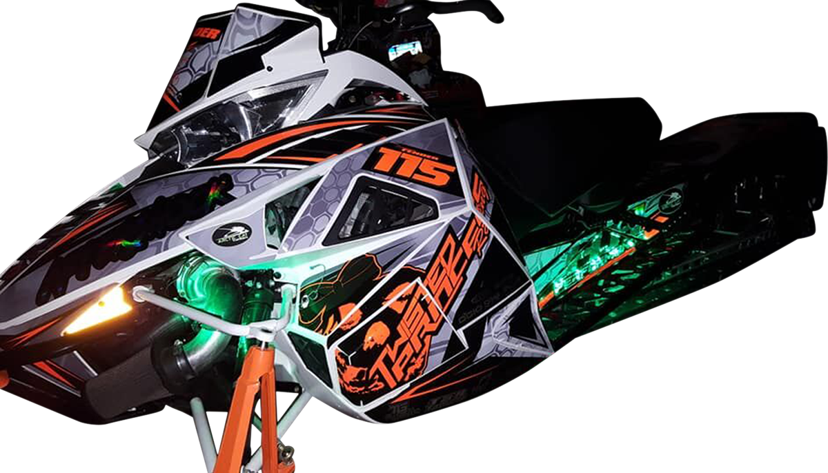 Snowmobile LED Running Board Kit