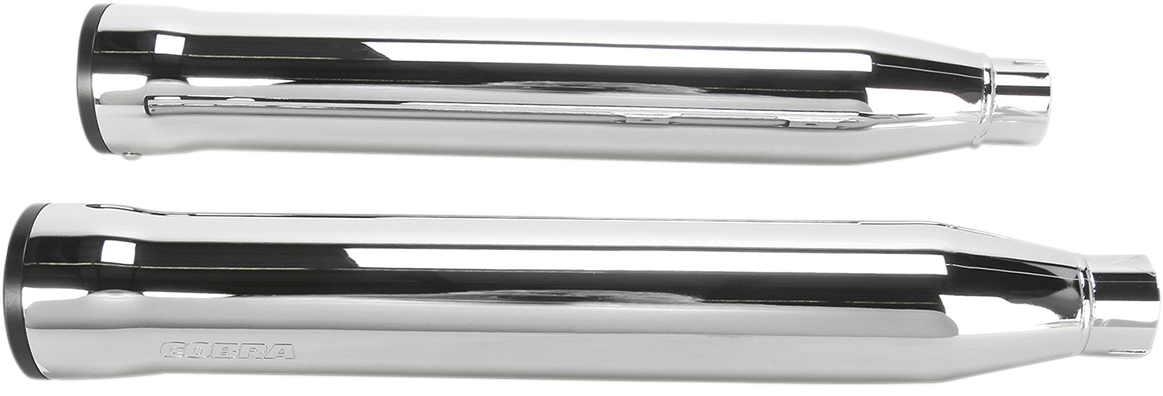 Slip-On Mufflers With Race Pro Tips - 3" - Chrome - '07-'17 FLSTN/FLSTSB/FLSS/FLSTFBS