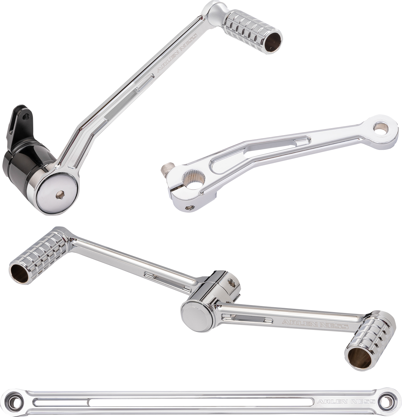 SpeedLiner Foot Control Kit W/ Heel/Toe Shifter - Chrome