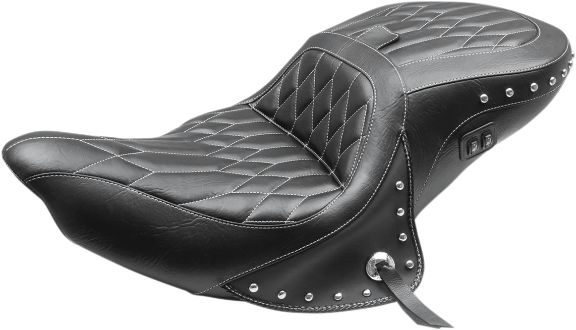 Heated Seat - With Backrest - Diamond - Chief/Chieftan/Roadmaster/Dark Horse '14-'24