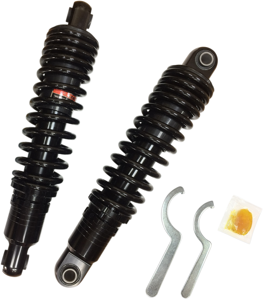 Premium Ride-Height Adjustable Shocks - 13" - Heavy Duty - Black