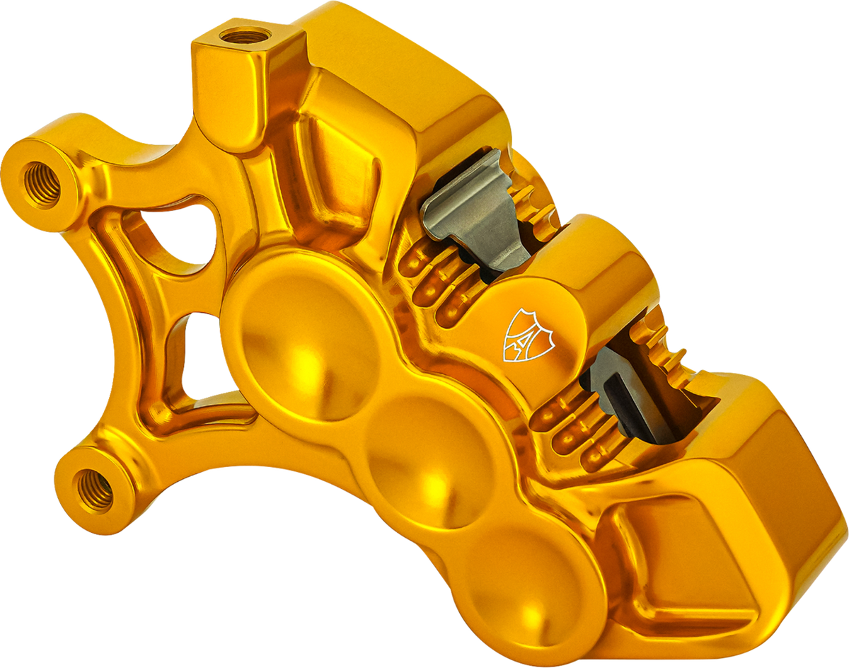 Monoblock Axial Brake Caliper - 14" - Left - Gold