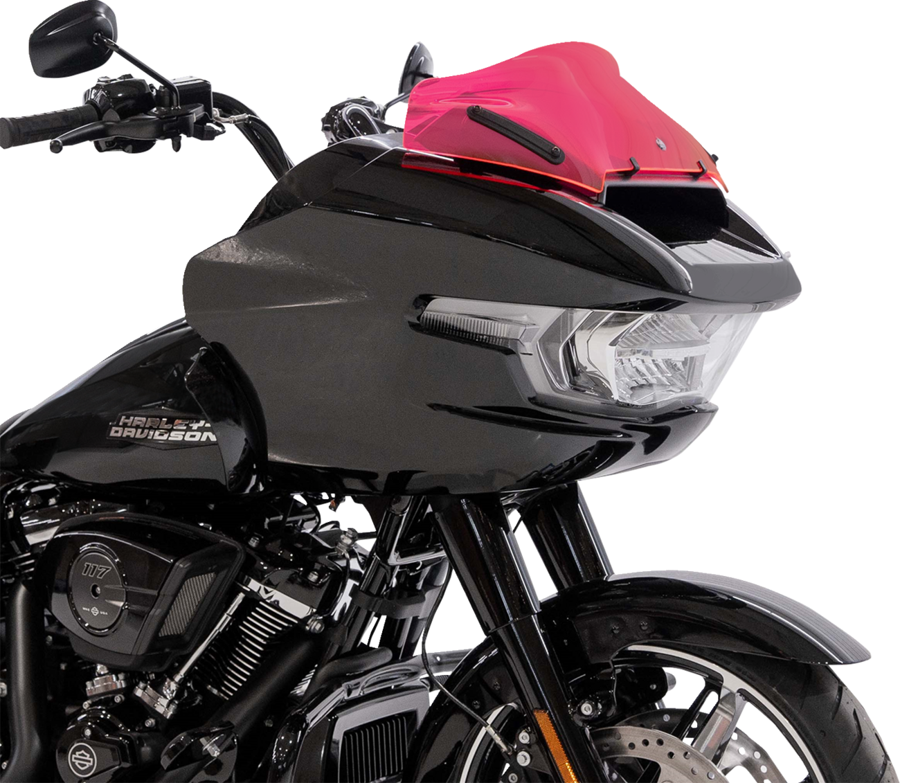 Ice Flare® Windshield - 10" - Pink Ice - '23-'25 FLTRX