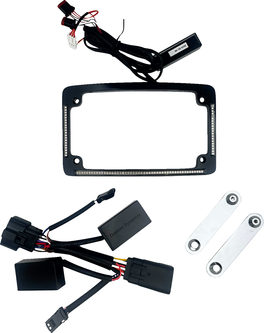 All-In-One Auxiliary LED License Plate Frame