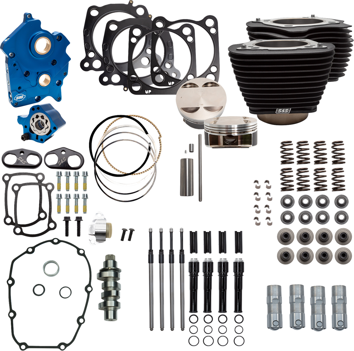 Power Pack - 4.375" Stroke - Oil Cooled - Black Granite W/Highlights - M8