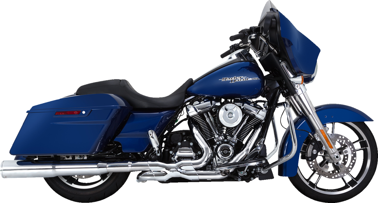 Power Duals Head Pipe - Chrome