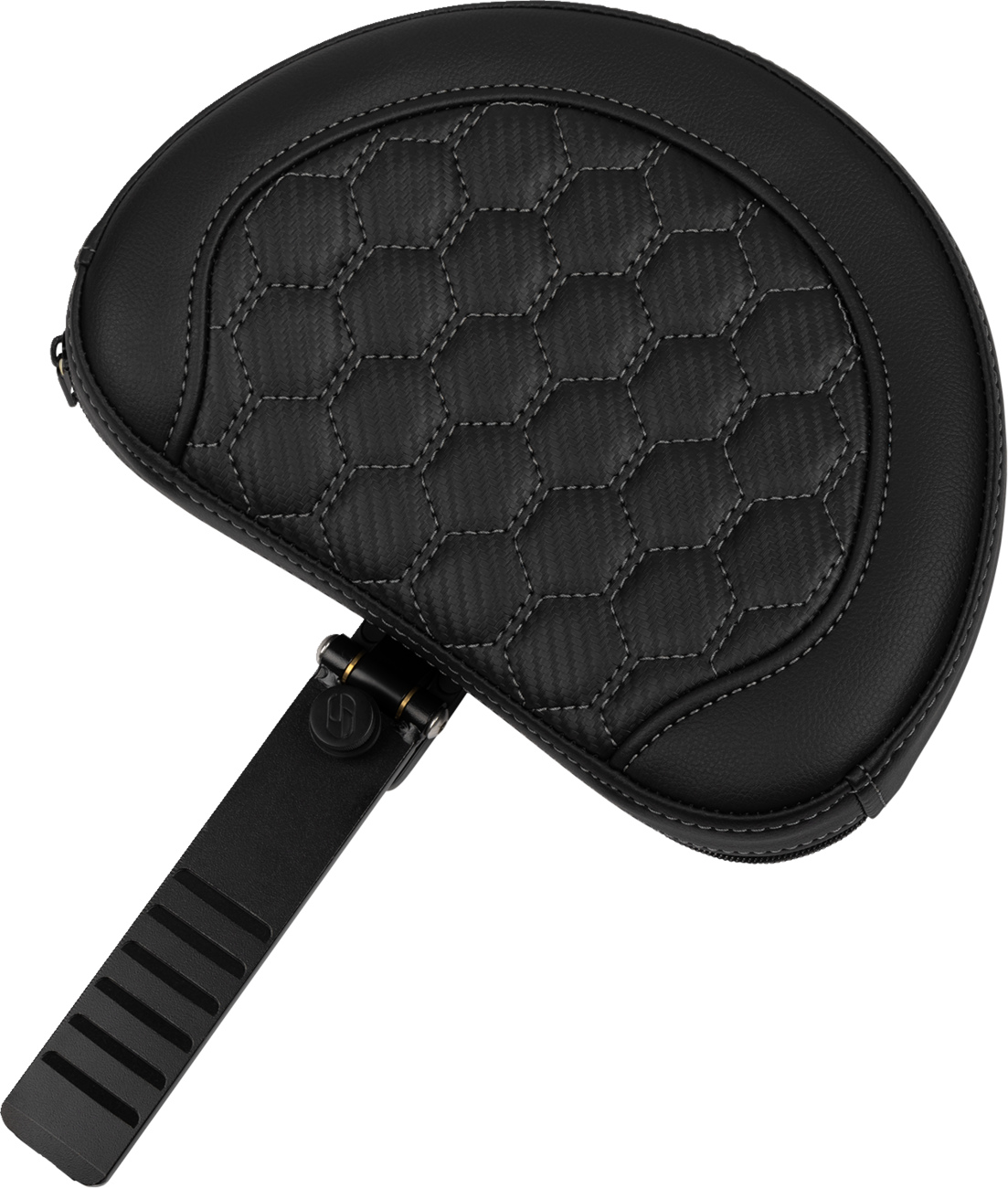 Roadsofa™ Extended Reach Seat - With Backrest - Honeycomb - Dark Gray Stitch - FLTR/FLHX '23-'24