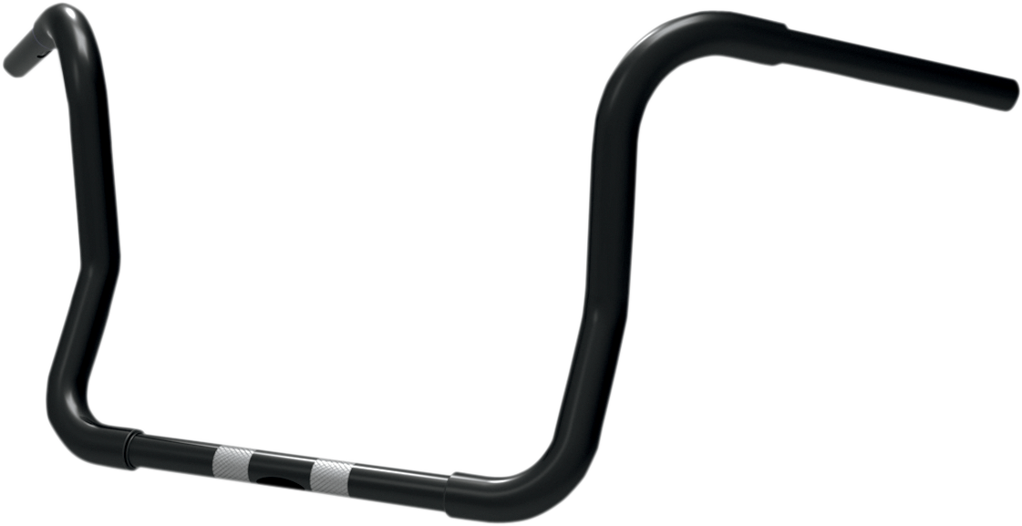 1-1/4" Fat Ape Hanger Handlebar - 12" - TBW - Black