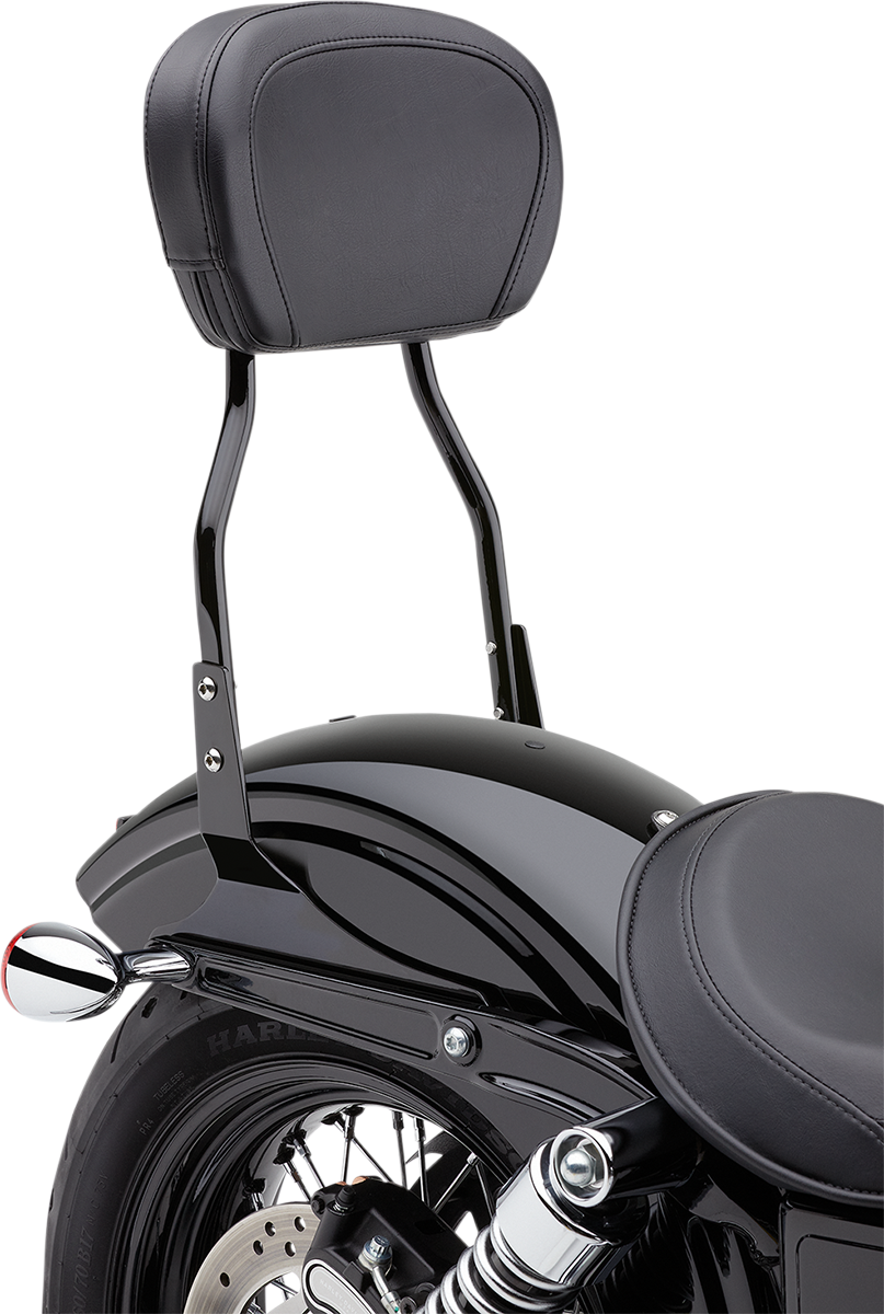 Round Sissy Bar - Short - Black - Sportster