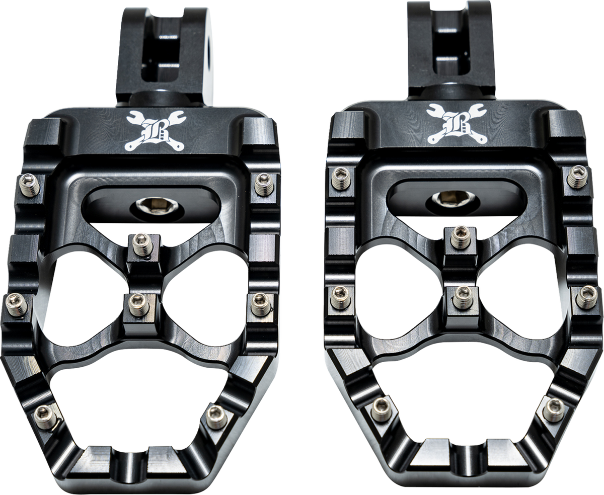 MX Evolution Passenger Pegs - Black - Softail