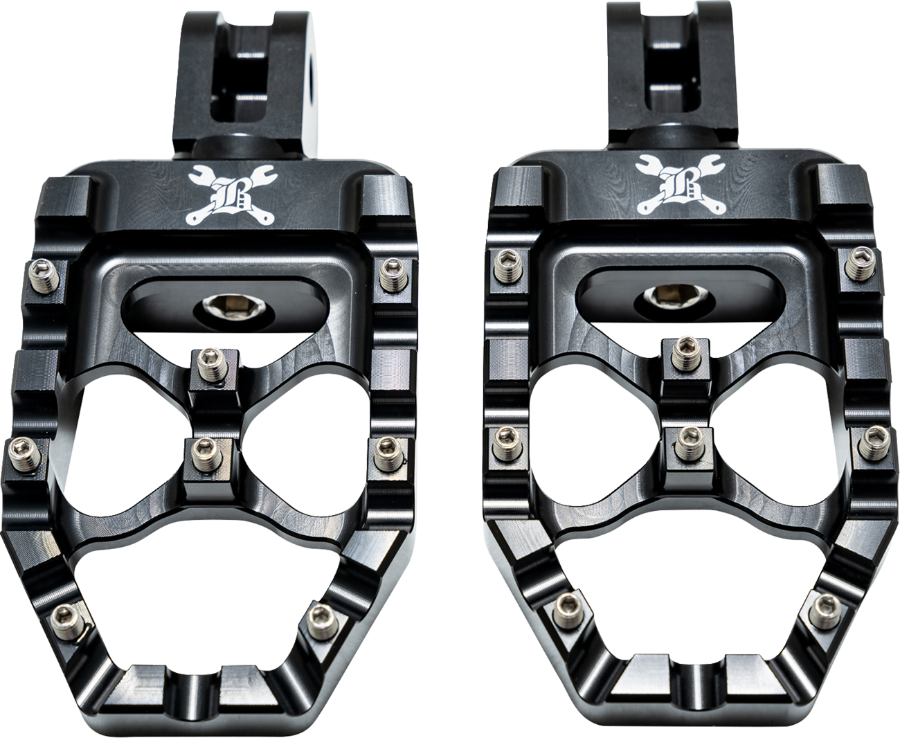 MX Evolution Passenger Pegs - Black - Softail