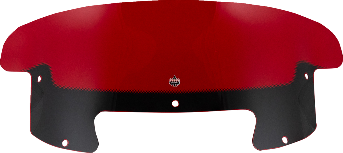 Kolor Flare™ Windshield - 8" - Red - Indian
