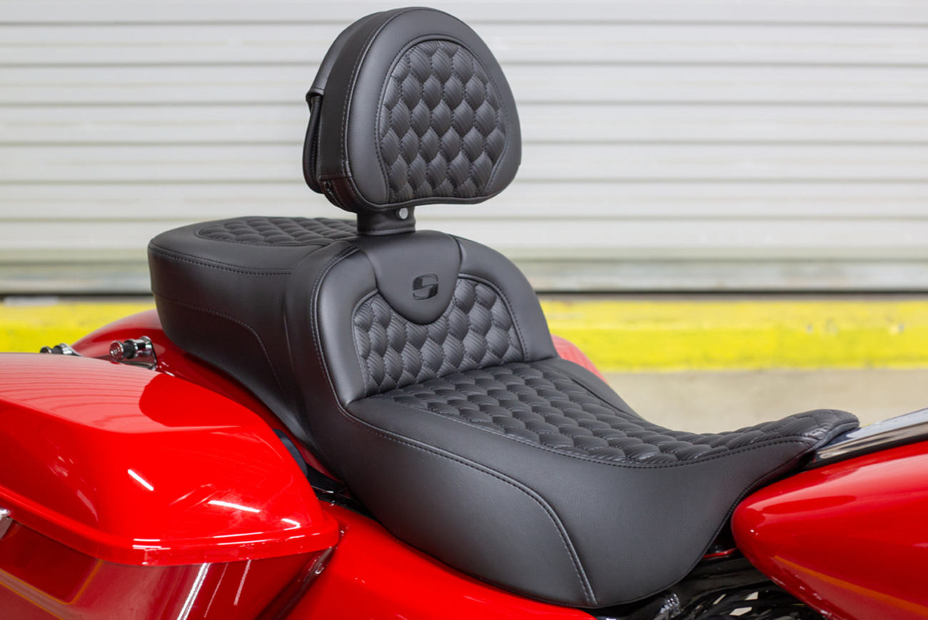 RoadSofa™ Seat - Honeycomb - With Backrest - Extended Reach - Heated - FL '08-'23
