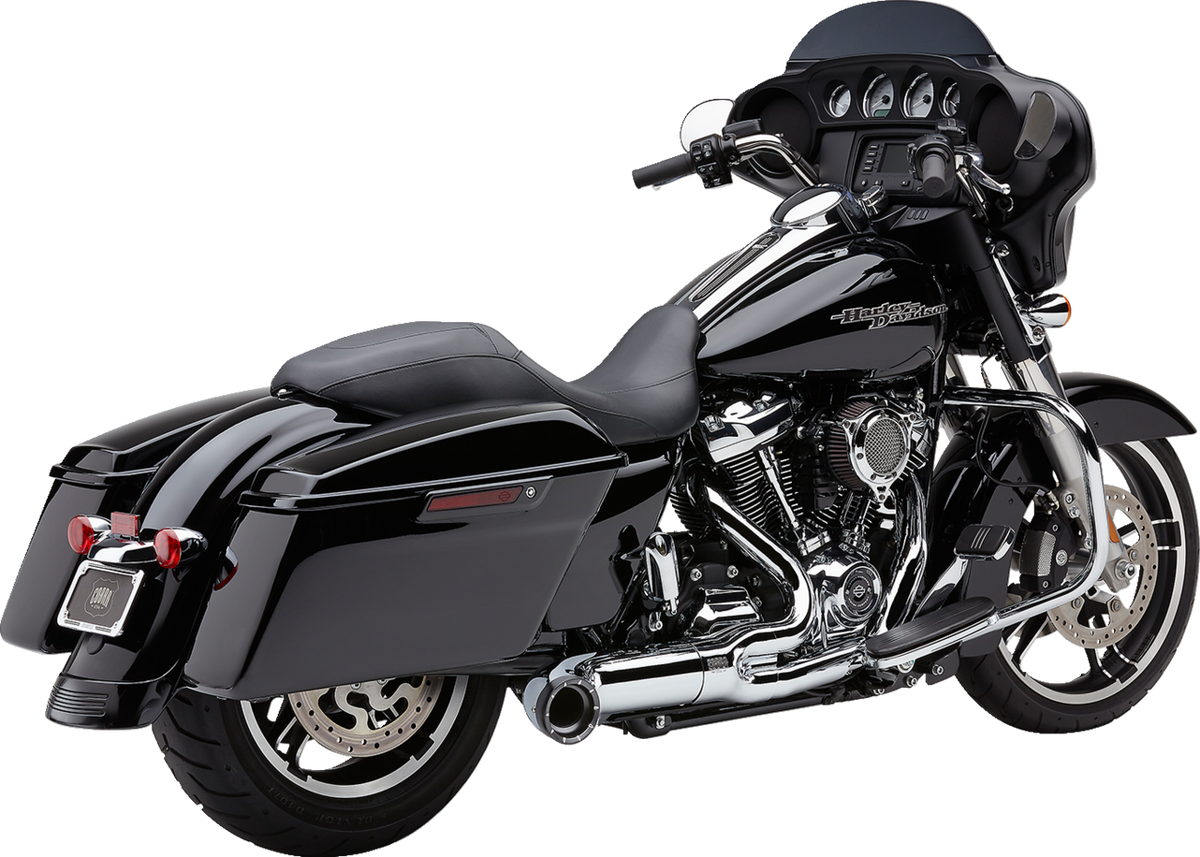 Turn Out 2-Into-1 Exhaust System - Chrome